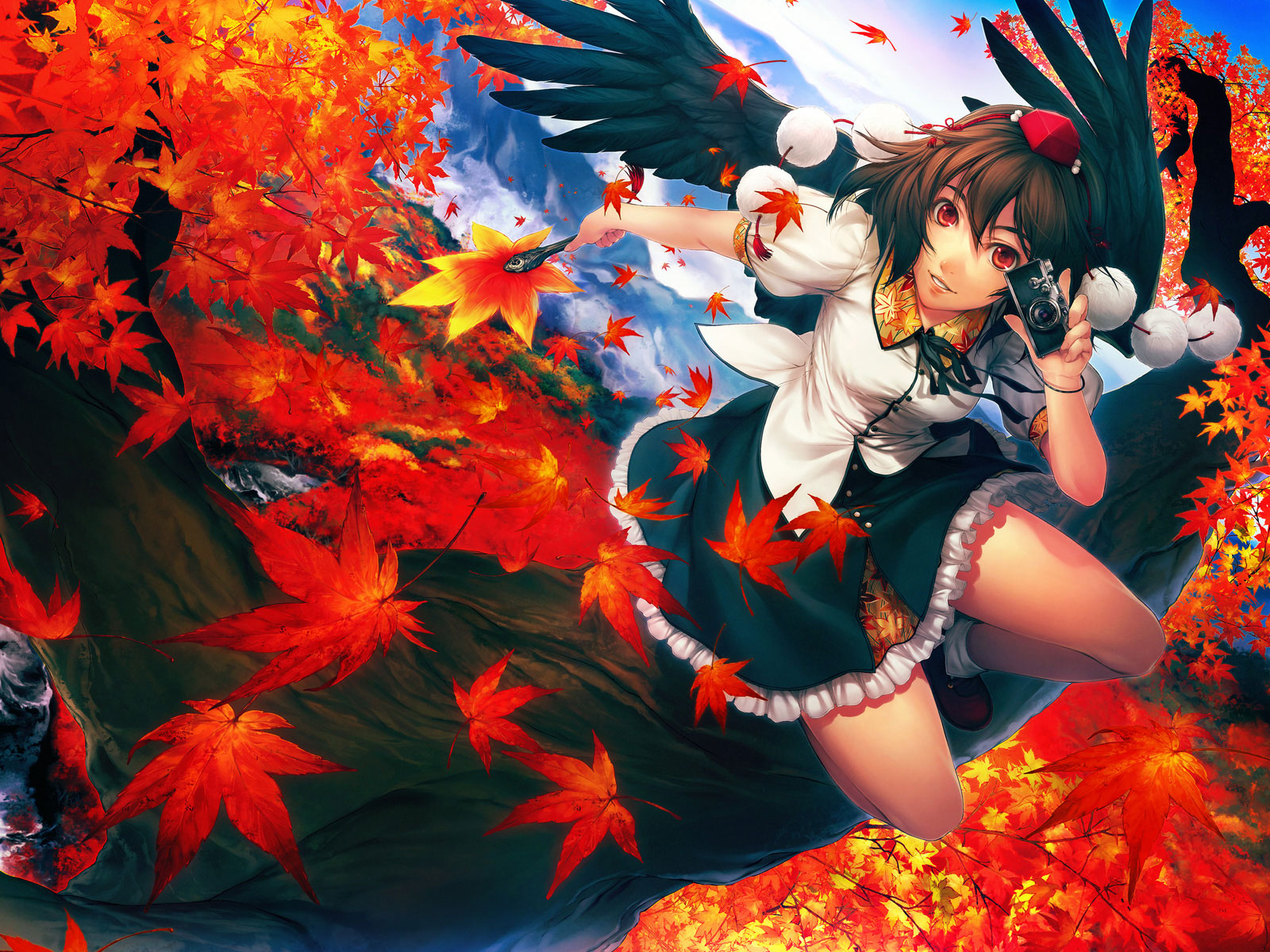 Autumn Anime Art Wallpaper Download | MobCup